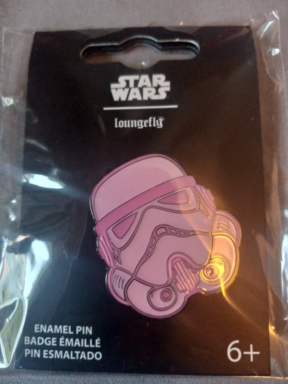 Star Wars x Loungefly Pink Stormtrooper Pin (NWT)